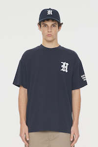 Huffer 260/Blazon Block Tee - Navy