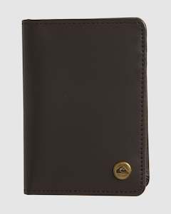 Quiksilver Mack Cardy Wallet - Chocolate Brown