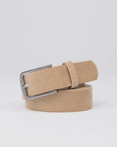 Rusty Rift Cord Belt - Khaki