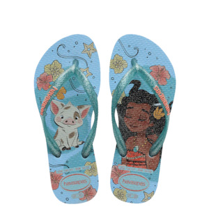 Havaianas Kids Slim Princess - Moana - Blue/Blue