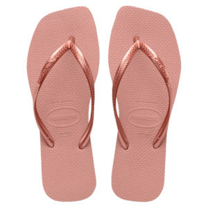 Havaianas Slim Square Logo Pop-Up - Crocus Rose