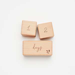 Milestone Wooden Block Set