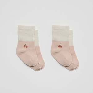 Set of 2 Socks Cherry