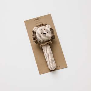 Toy wholesaling: Crochet Lion Rattle