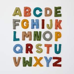 Felt Alphabet Set A-Z