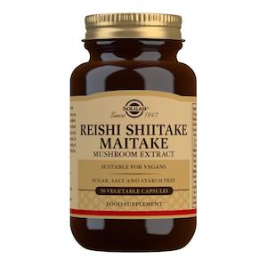 Dietary Supplement: SOLGAR Reishi Shiitake Maitake Mushroom Extract 60 Capsules