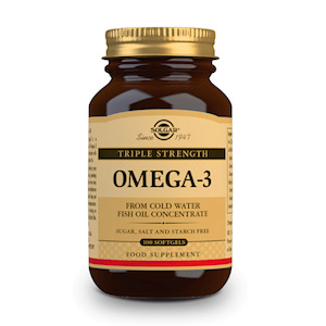 Dietary Supplement: SOLGAR Omega 3 Triple Strength 100 Softgels