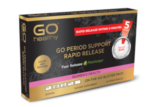 GO HEALTHY Period Support Rapid Release 10 VegeCapules