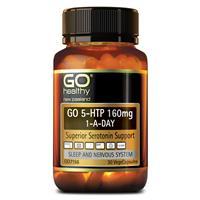 GO 5HTP 160mg 1-A-Day 30 Capsules