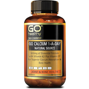 GO Calcium 1-A-Day Natural Source 60caps