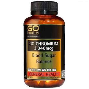 GO Chromium 3340mcg 120 Capsules