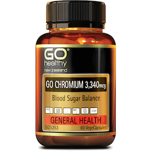 GO Chromium 3340mcg 60 Capsules