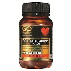 Go Healthy: GO CO-Q10 400mg 1-A-Day 30caps