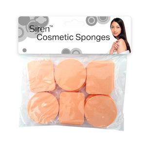 Beauty Implements: Cosmetic Sponges Assorted 12pc