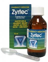 ZYRTEC Allergy & Hayfever Relief 75ml