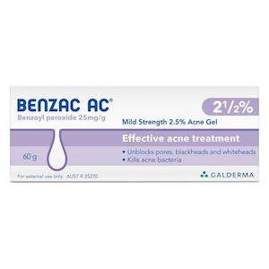 BENZAC AC Gel 2.5% 60g