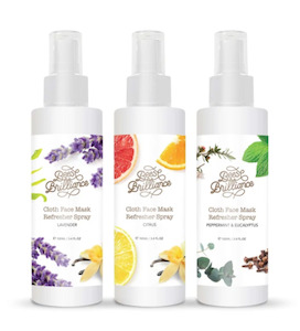 BEES BRILLIANCE Cloth Face Mask Refresher Spray (3 Scents Available)