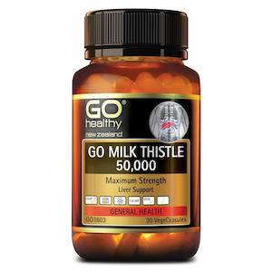 GO Milk Thistle 50000 30 Capsules