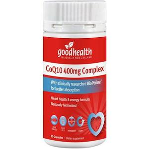 Good Health CoQ10 400mg 30 Capsules