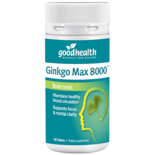 Heart: Good Health Ginkgo Max 8000 120 Tablets