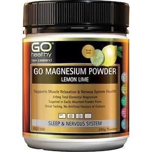 GO Magnesium powder Lemon & Lime 250g