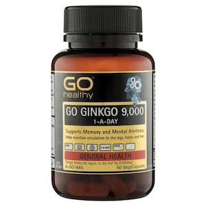 GO Ginkgo 9000+ 60 Capsules