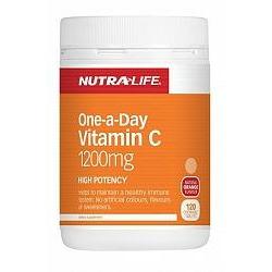 NUTRALIFE Vitamin C 1200mg Chews 120 tablets