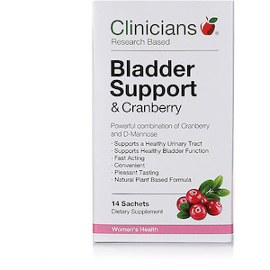 Clinicians Bladder Support + Cranberry 14 sachet