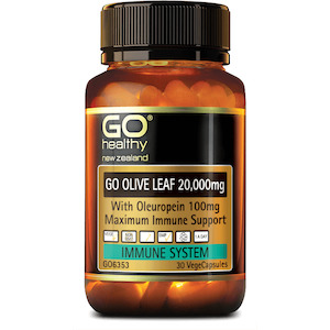 Immunity: GO Olive Leaf 20000mg 30 Capsules