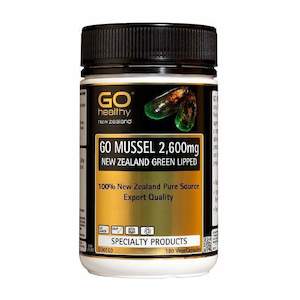 GO Mussel 2600 NZ Green Lipped 180cap