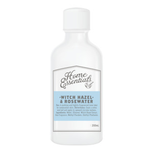 HOME ESSENTIALS Witch Hazel and Rosewater 200ml