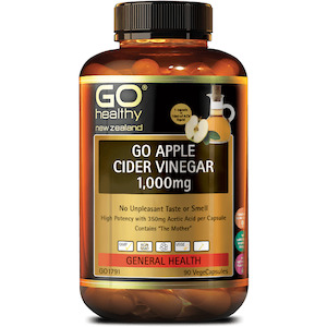 GO Apple Cider Vinegar 90 VegeCapsules