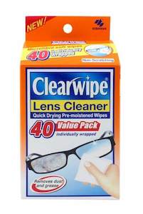 Travel: CLEARWIPE Lens Cleaner 40s