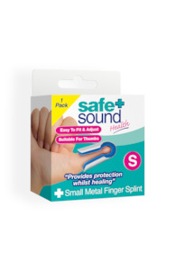 SAFE AND SOUND Small Metal Finger Splint