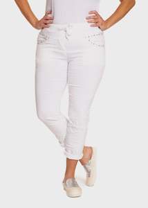 Clothing: Essie Pants - White