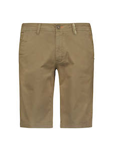 Clothing: No Excess Twill Chino Shorts: Almond