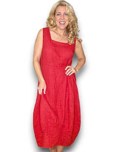 Clothing: Helga May: Maxi Tank Dress - Red