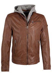 Gipsy Lamb Leather Jacket - Baxder (Whiskey)