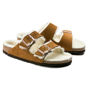 Birkenstock Arizona Shearling Sandal - Mink