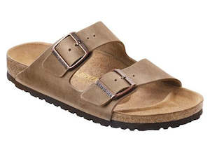 Clothing: Birkenstock Arizona Oiled Leather Tobacco Sandal