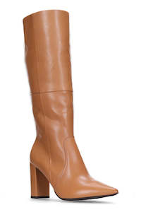 Clothing: Hey Monday Kelsey Pointed Boot Tan