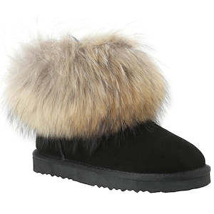 Ladies Emma Fur and Sheepskin Slipper