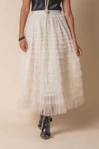 Clothing: Amalia Skirt in Cream