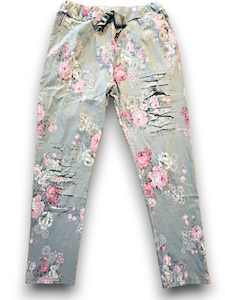 Clothing: Helga May: High Tea Pants - Sage Green