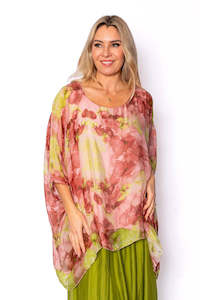 Clothing: The Italian Closet: Brooke silk batwing - Light Pink