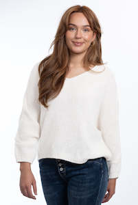 Clothing: Daria Italian Knit - White