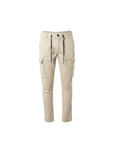 Clothing: No Excess Stretch Cargo Pant - Cream