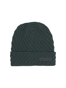 No Excess Jacquard Beanie - Dark Steel