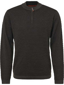 Clothing: No Excess 1/4 Zip Sweater Knit