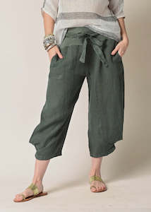 Clothing: Addison Linen Pants in Khaki